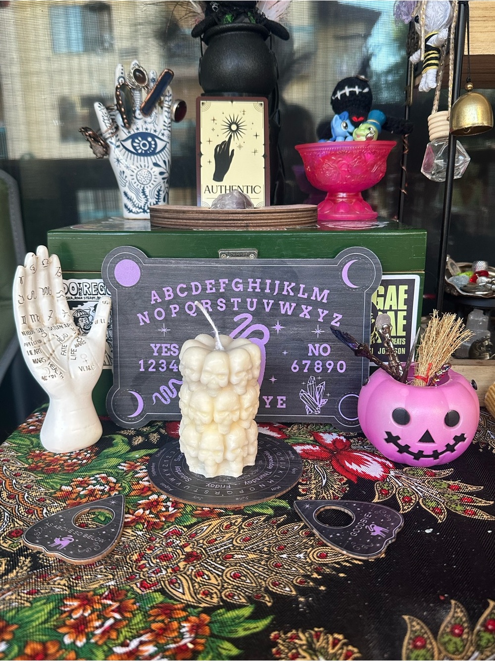 Skull Pillar Candle
